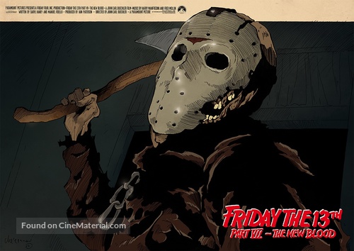 Friday the 13th Part VII: The New Blood - Russian poster