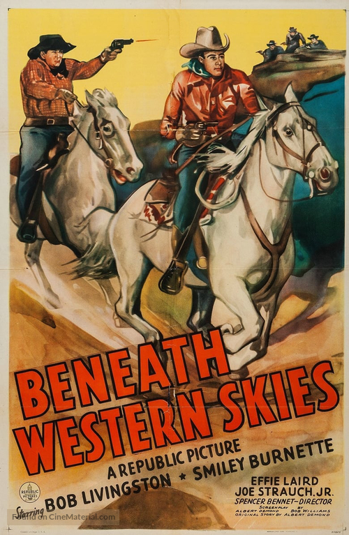 Beneath Western Skies - Movie Poster