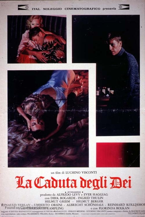 La caduta degli dei (G&ouml;tterd&auml;mmerung) - Italian Movie Poster