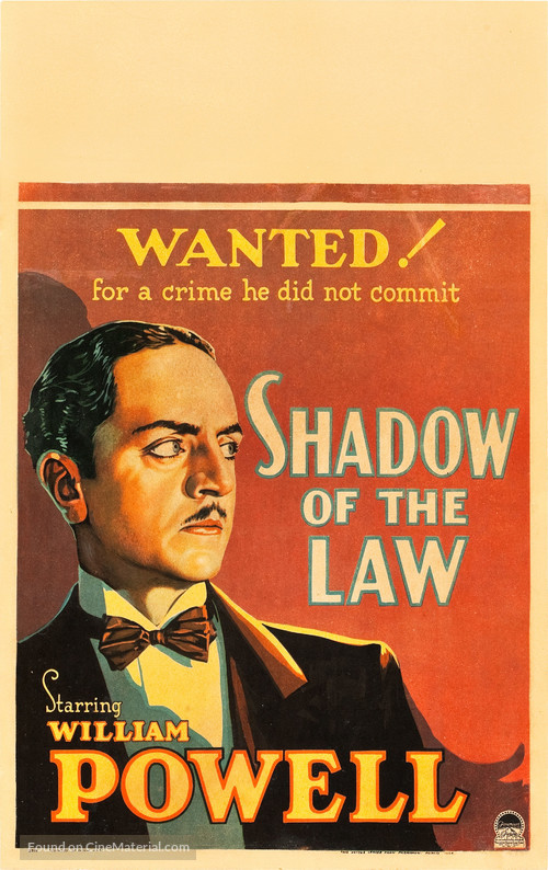 Shadow of the Law - Movie Poster