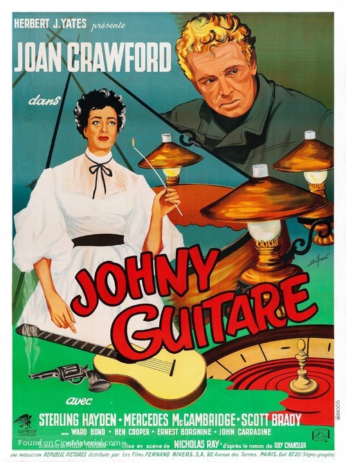 Johnny Guitar - French Movie Poster