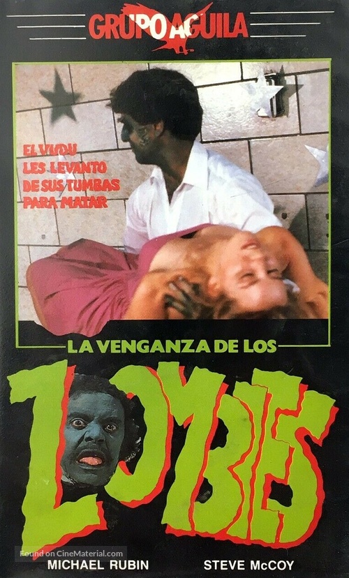 I Was a Teenage Zombie - Spanish VHS movie cover