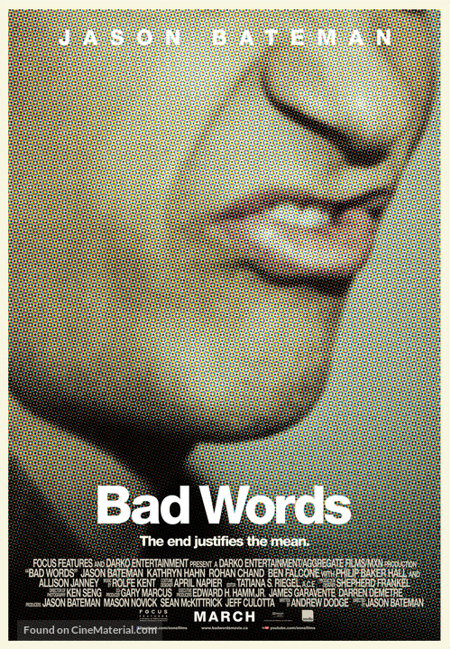 Bad Words - Canadian Movie Poster