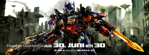 Transformers: Dark of the Moon - German Movie Poster