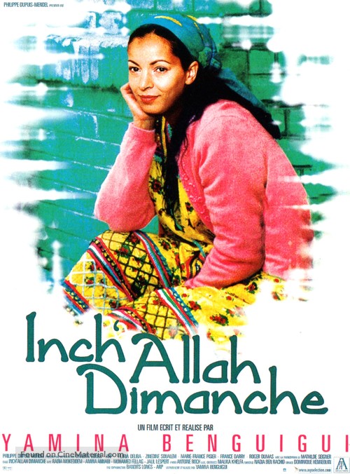 Inch&#039;Allah dimanche - French Movie Poster