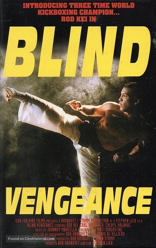 Blind Vengeance - German DVD movie cover