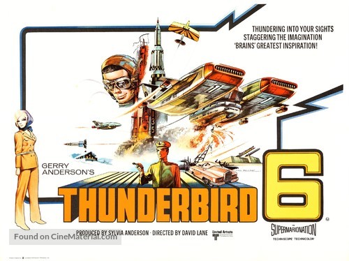 Thunderbird 6 - British Movie Poster