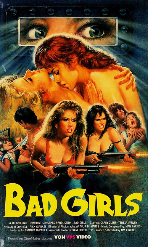 Bad Girls Dormitory - German VHS movie cover