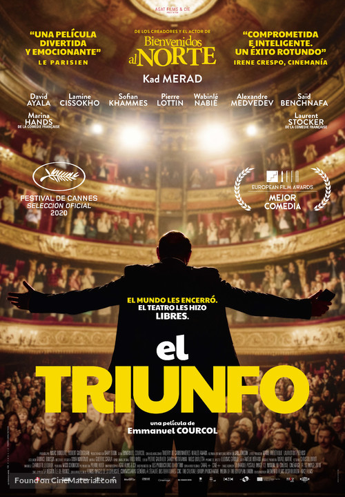 Un triomphe - Spanish Movie Poster