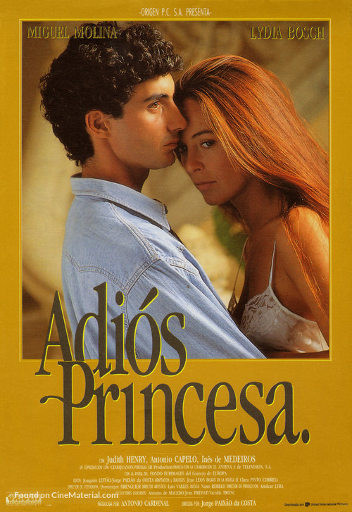 Adi&oacute;s Princesa - Spanish Movie Poster