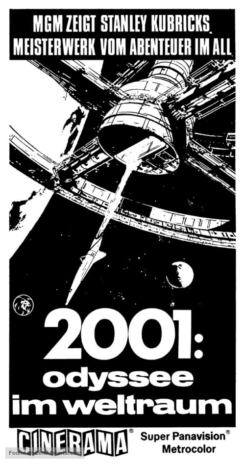 2001: A Space Odyssey - German Movie Poster