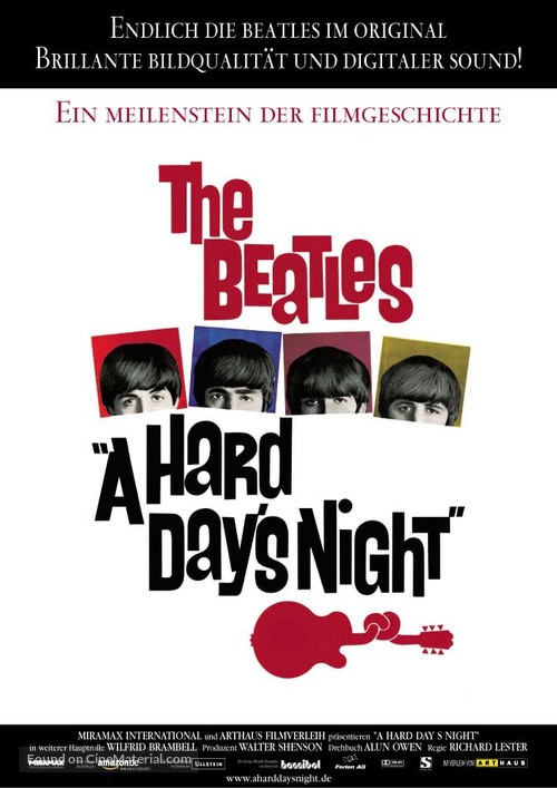 A Hard Day&#039;s Night - German Movie Poster