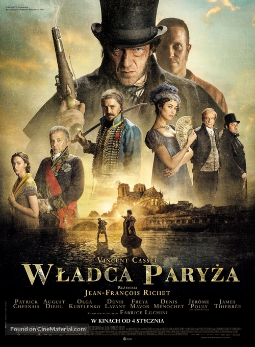 L&#039;Empereur de Paris - Polish Movie Poster