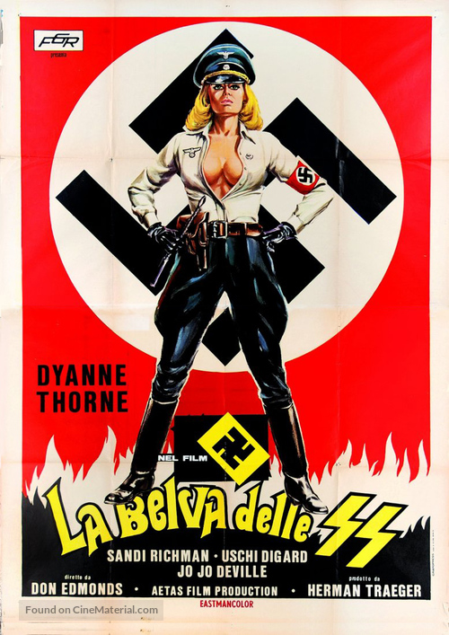 Ilsa: She Wolf of the SS - Italian Movie Poster