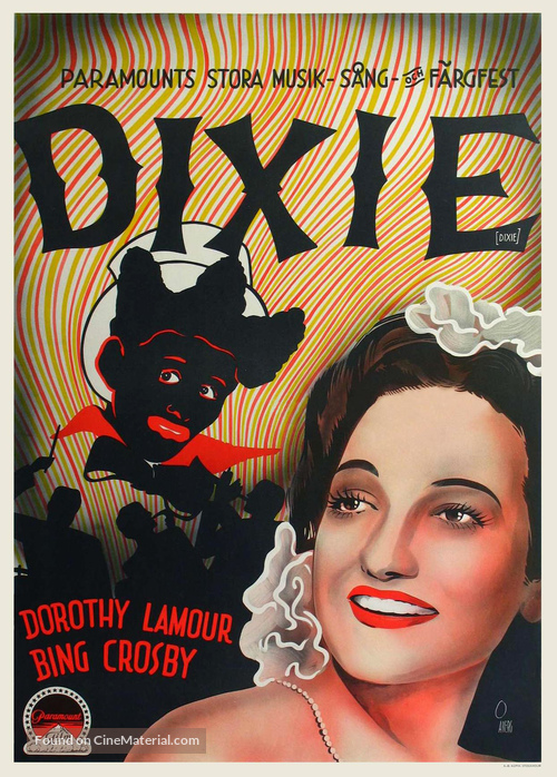 Dixie - Swedish Movie Poster