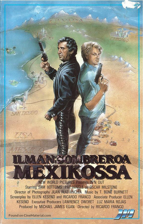 Gringo mojado - Finnish VHS movie cover