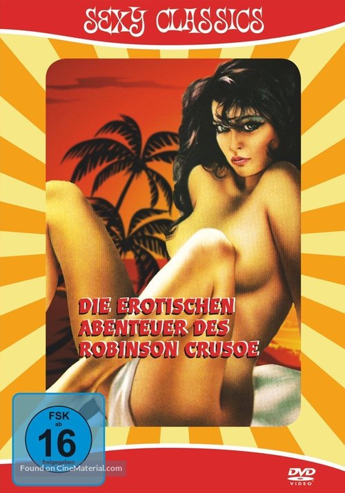 The Erotic Adventures of Robinson Crusoe - German DVD movie cover