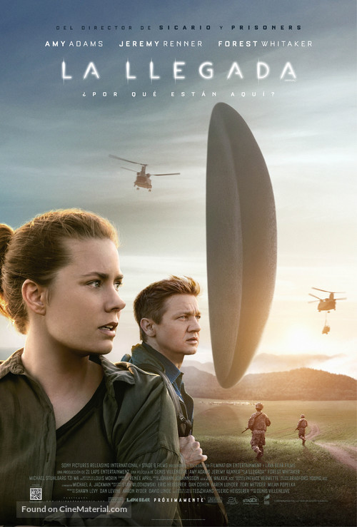 Arrival - Mexican Movie Poster