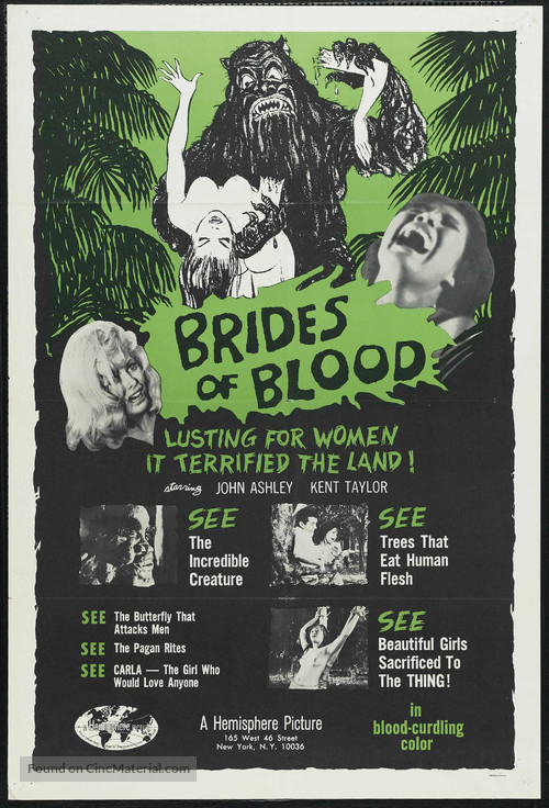 Brides of Blood - Movie Poster