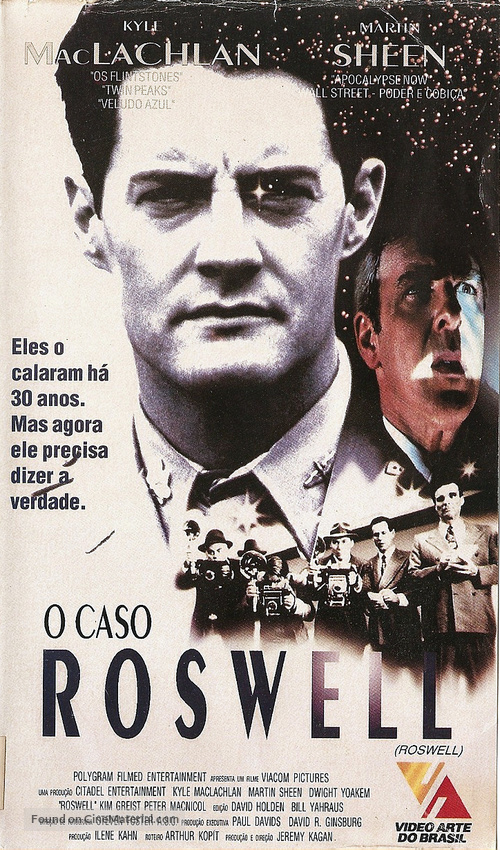 Roswell - Brazilian VHS movie cover