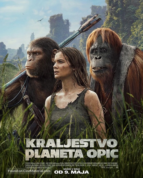 Kingdom of the Planet of the Apes - Slovenian Movie Poster