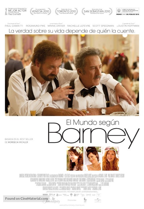 Barney&#039;s Version - Spanish Movie Poster