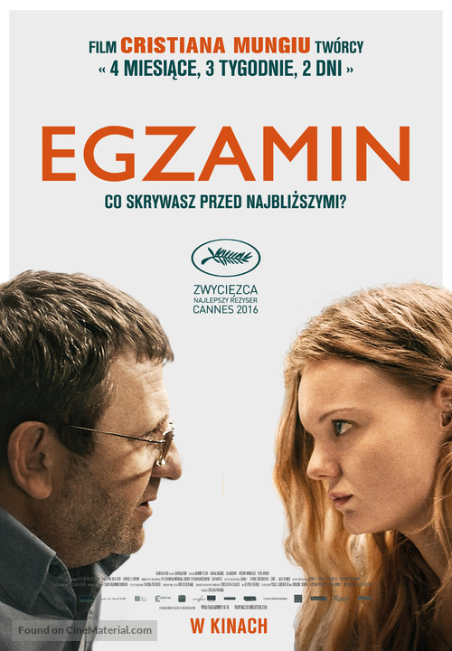 Bacalaureat - Polish Movie Poster