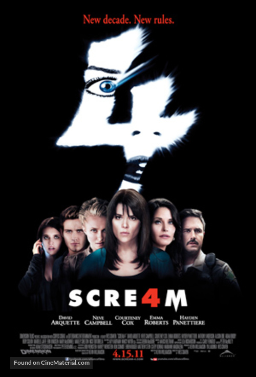 Scream 4 - Canadian Movie Poster