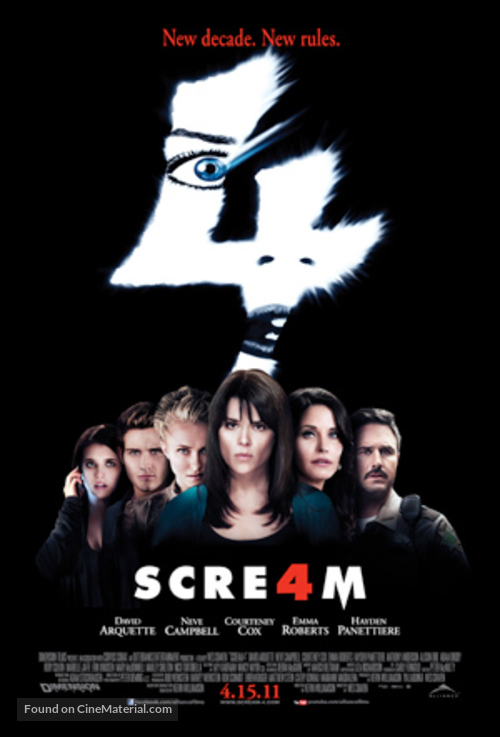 Scream 4 - Canadian Movie Poster