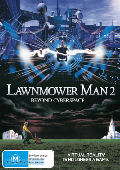 Lawnmower Man 2: Beyond Cyberspace - Australian DVD movie cover