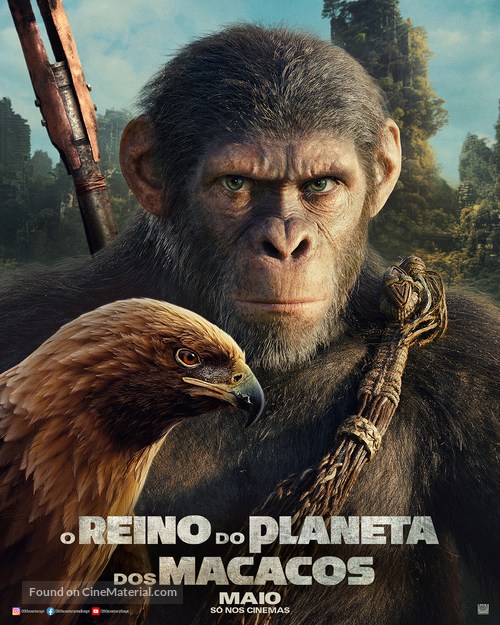 Kingdom of the Planet of the Apes - Portuguese Movie Poster