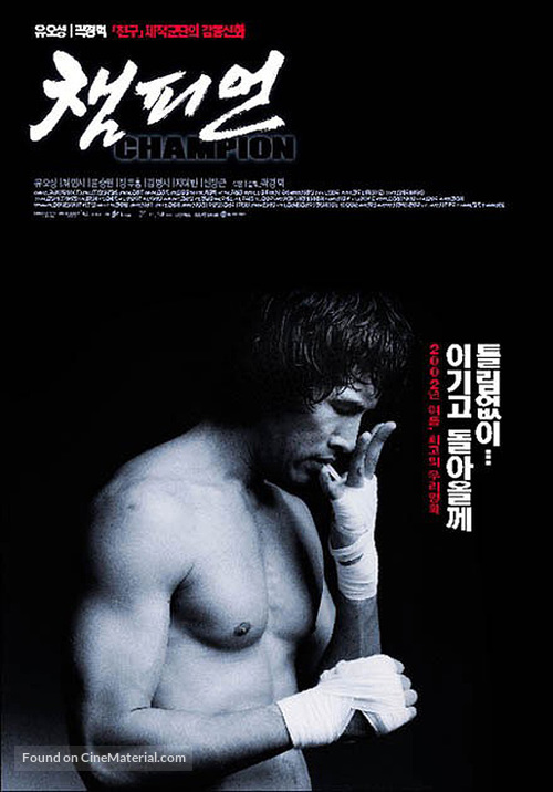 Champion - South Korean poster