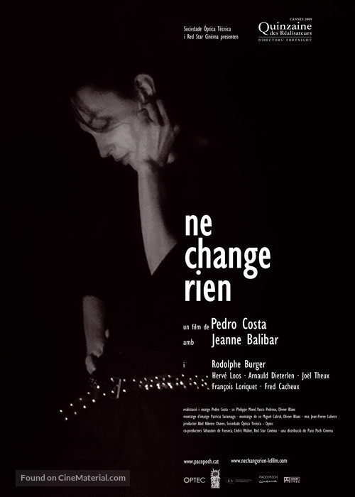 Ne change rien - Spanish Movie Poster