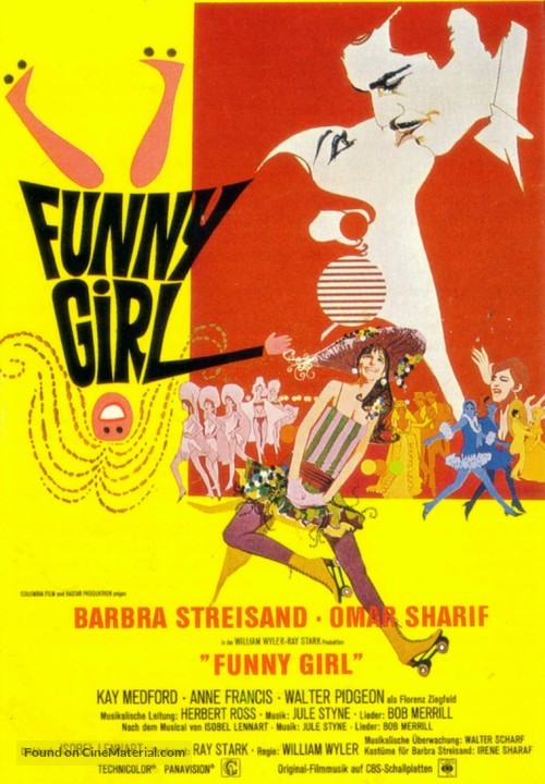 Funny Girl - German Movie Poster