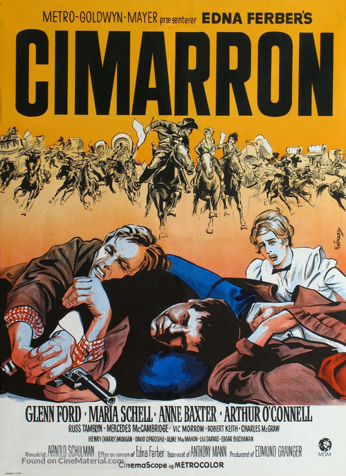 Cimarron - Danish Movie Poster