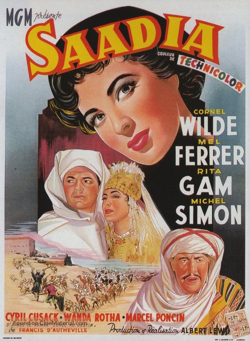 Saadia - Belgian Movie Poster