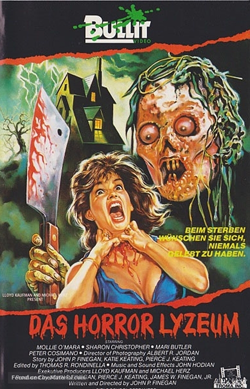 Girls School Screamers - German VHS movie cover