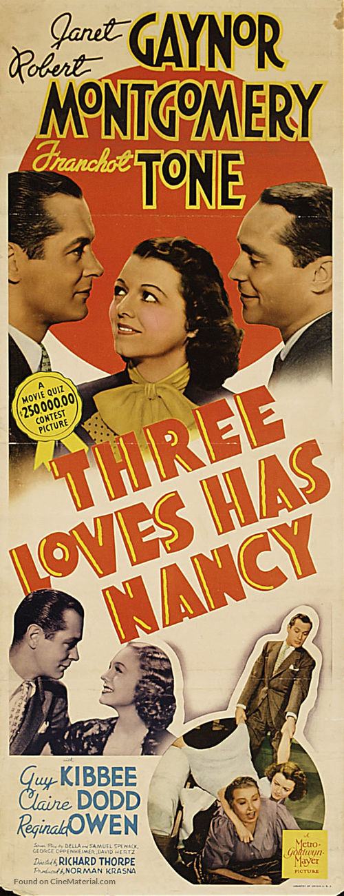 Three Loves Has Nancy - Movie Poster