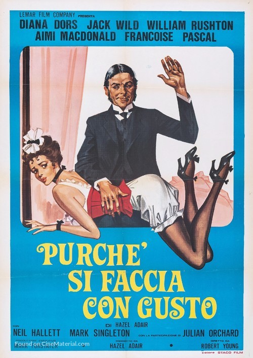 Keep It Up Downstairs - Italian Movie Poster