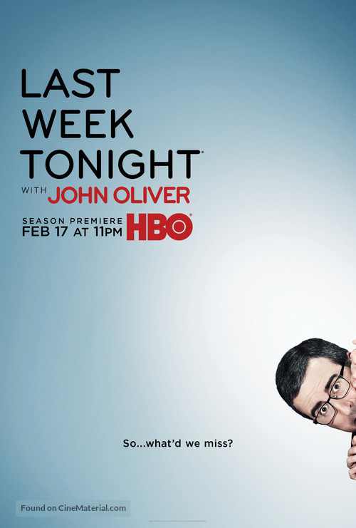 &quot;Last Week Tonight with John Oliver&quot; - Movie Poster