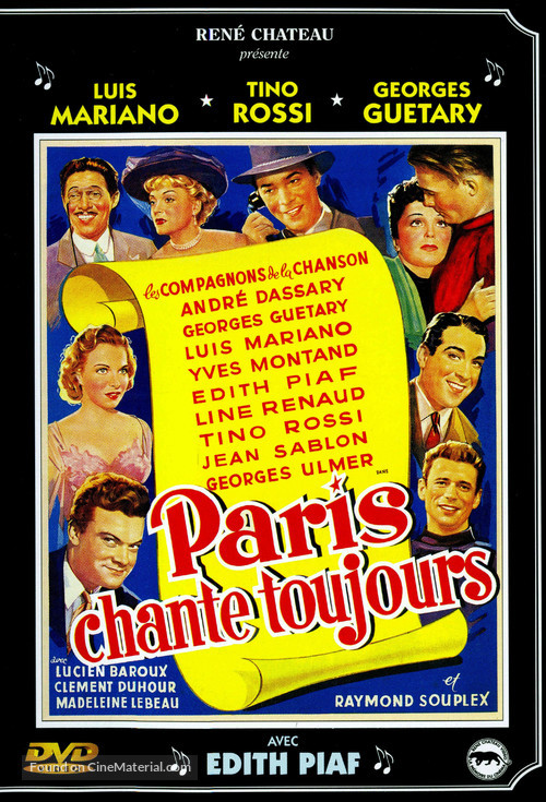 Paris chante toujours! - French DVD movie cover