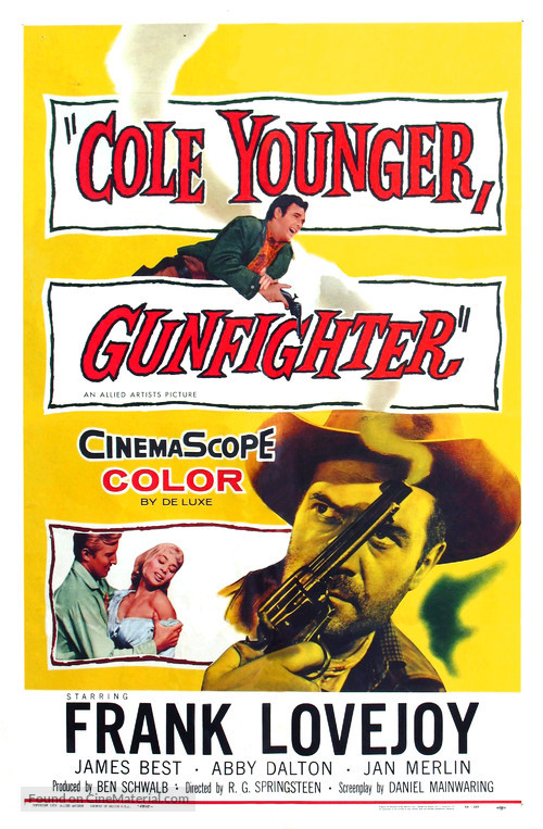 Cole Younger, Gunfighter - Movie Poster
