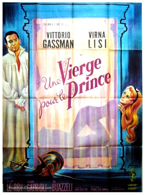 Una vergine per il principe - French Movie Poster