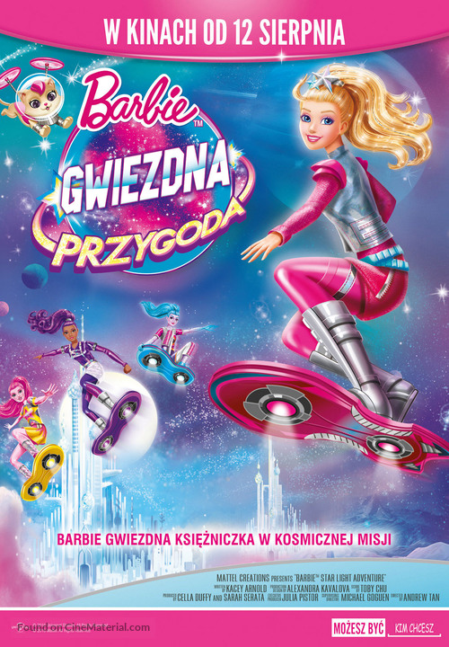 Barbie: Star Light Adventure - Polish Movie Poster