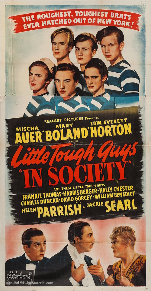 Little Tough Guys in Society - Re-release movie poster