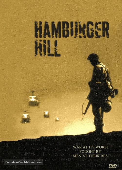 Hamburger Hill - DVD movie cover