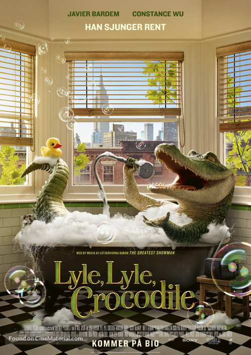 Lyle, Lyle, Crocodile - Swedish Movie Poster