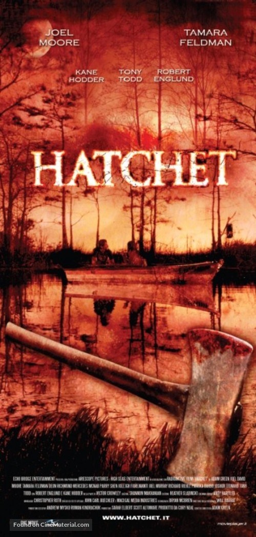 Hatchet - Italian Movie Poster