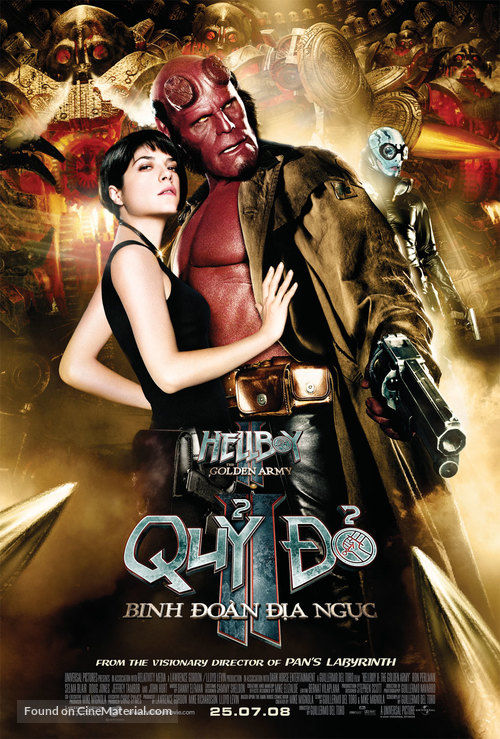 Hellboy II: The Golden Army - Vietnamese Movie Poster