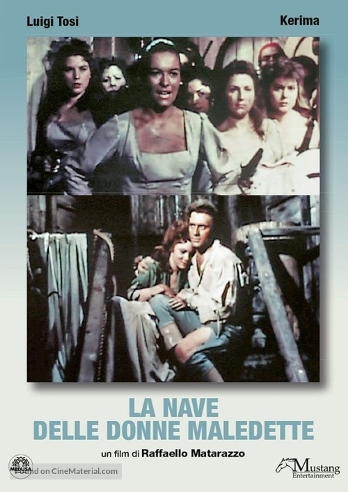 La nave delle donne maledette - Italian DVD movie cover